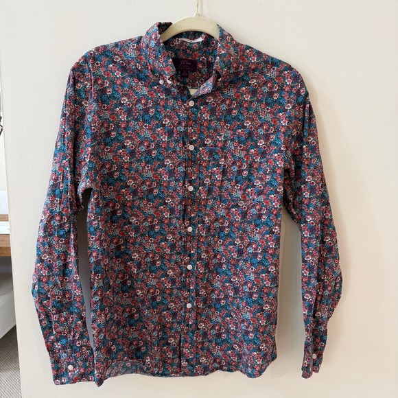J. Crew Tops - J. Crew X Liberty Fabric Slim Fit Button Down Small